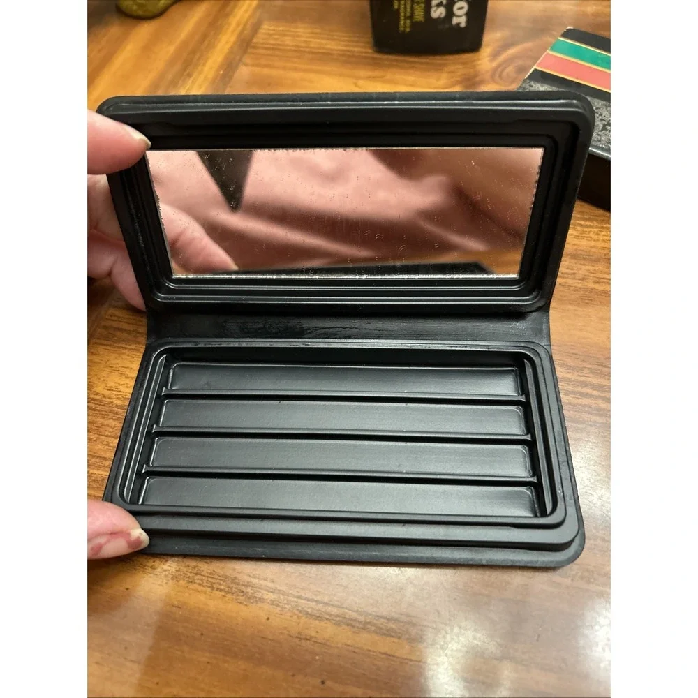 1982 Vintage‎ Black Color Case Compact By Avon